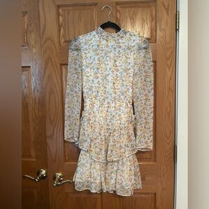 Floral Long Sleeve Dress ASOS